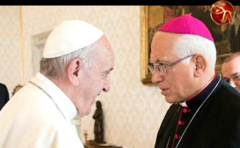 Obispo destaca visita fraterna con el Papa Francisco