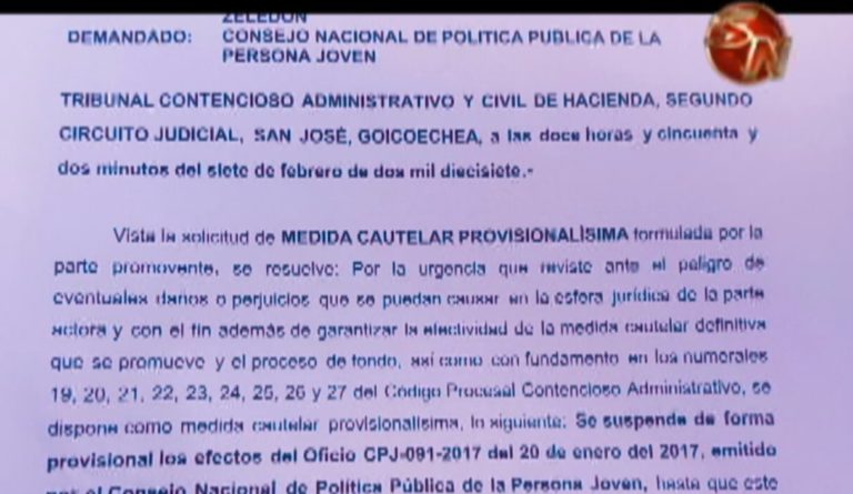 Tribunal Contencioso Administrativo suspende provisionalmente desalojo de la Casa de la Juventud