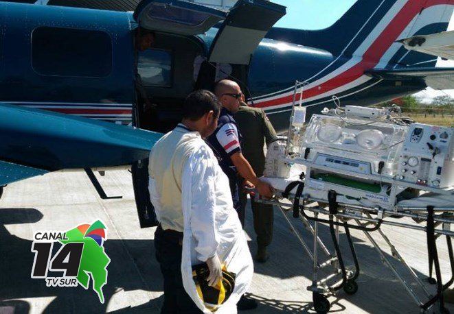 Se produjo un nuevo vuelo ambulancia aquí en la Zona Sur