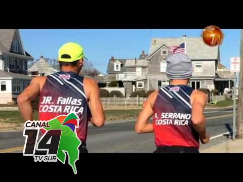 Jonathan Varela y Juan Ramón Fallas brillaron en la Maratón de Boston