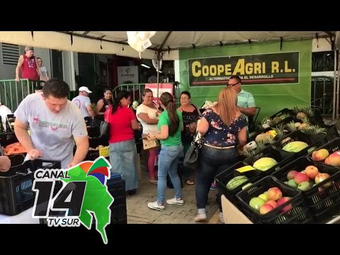 Con éxito se realizó la Feria del Productor Local en el Supermercado CoopeAgri en Villa Ligia