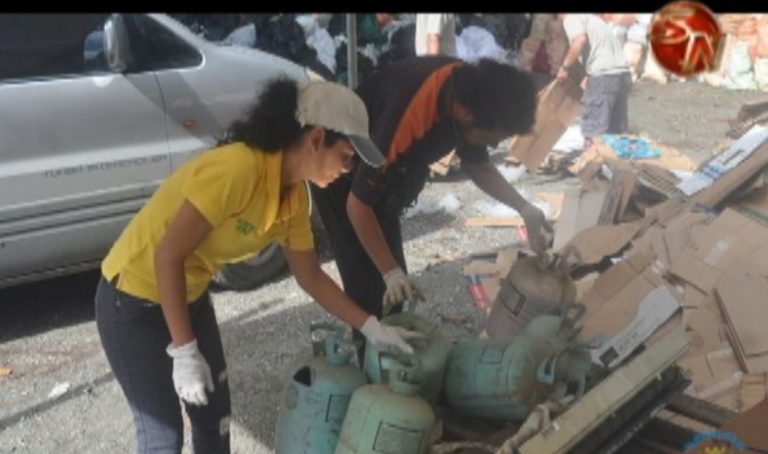 Recogen 4.5 toneladas de material reciclable en Puerto Jiménez