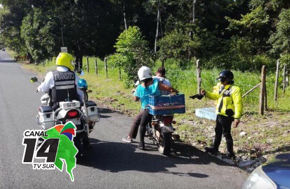 Fuertes operativos de Tránsito en la Zona Sur durante estos días