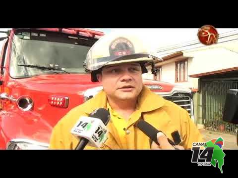 Fuego afectó una vivienda en Pérez Zeledón