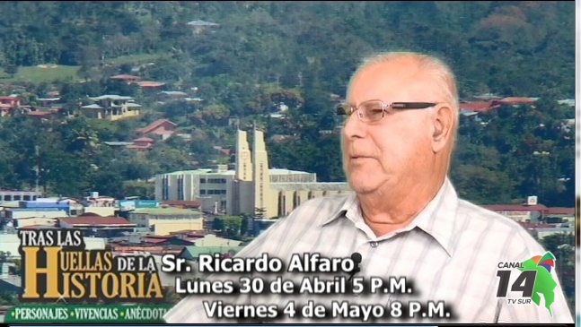 Don Ricardo Alfaro es el invitado en Tras las Huellas de la Historia este lunes 30 de abril  a las 5 de la tarde