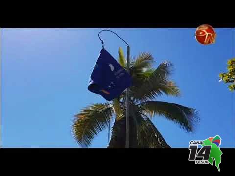 Playa Blanca de Golfito izó su Bandera Azul Ecológica