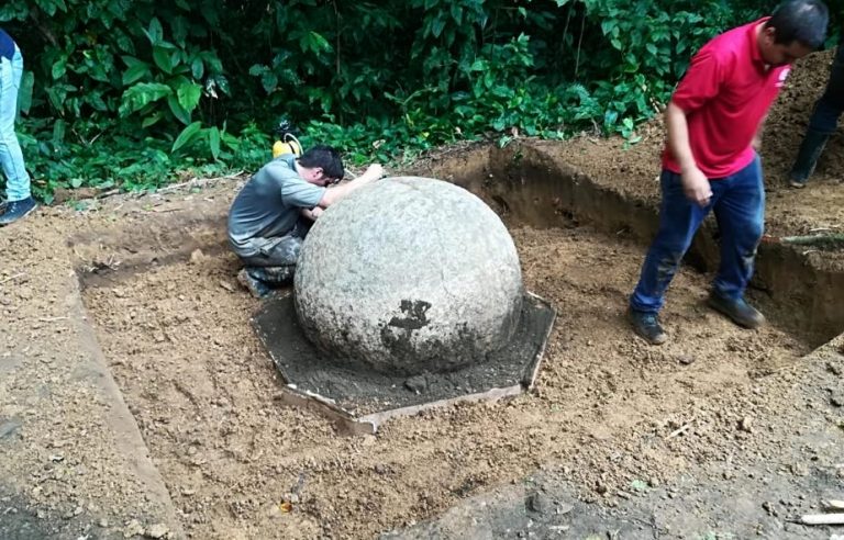 Entierran nuevamente esfera en Grijalba tras análisis