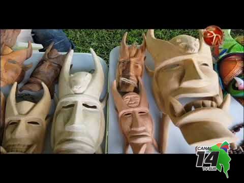 Artesano de Rey Curré saca adelante a su familia por la elaboración de máscaras