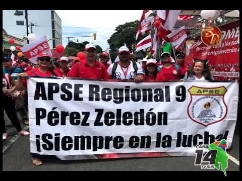 Unas 900 personas de Pérez Zeledón viajaron hasta San José para apoyar la marcha