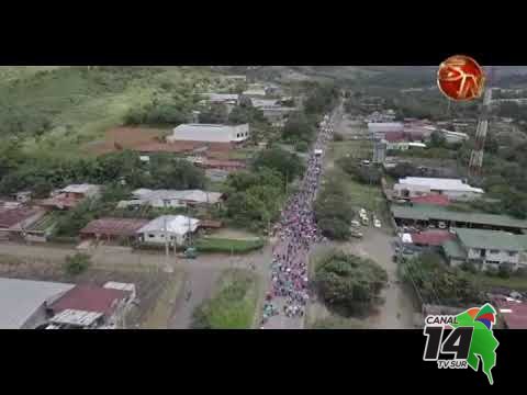 Imágenes en diferentes áreas muestran manifestaciones en Pérez Zeledón