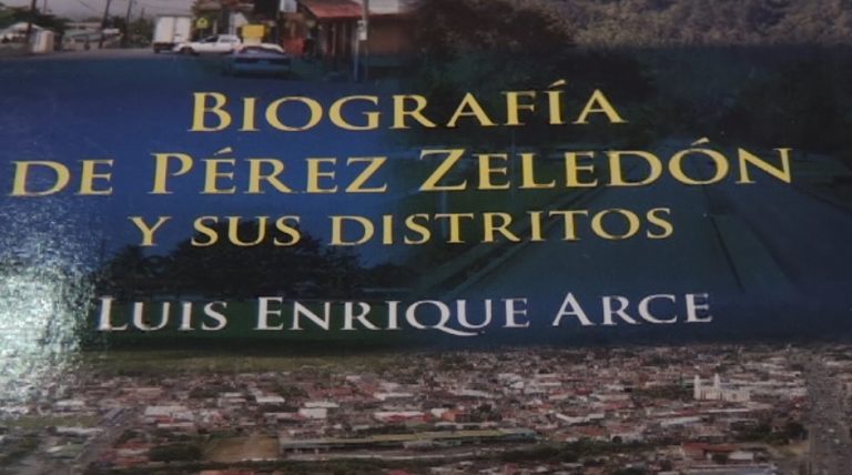 Luis Enrique Arce presenta su nuevo libro: Biografía de Pérez Zeledón y sus distritos