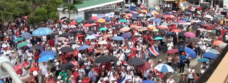 Cientos de personas acudieron a la peregrinación convocada por la Diócesis de San Isidro de El General