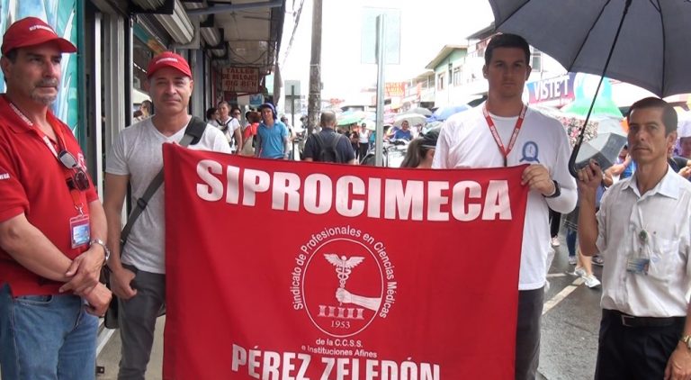Secretario General de Siprocimeca pide a los funcionarios de la C.C.S.S mantenerse en huelga