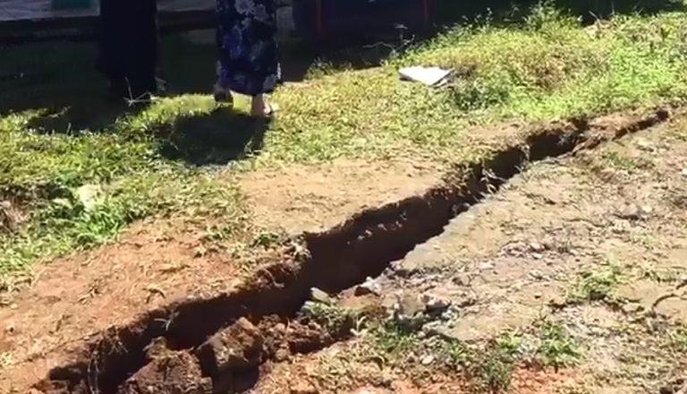 Evacuaron a familias en Santa Clara de Coto Brus,  deslizamiento encendió las alarmas este martes