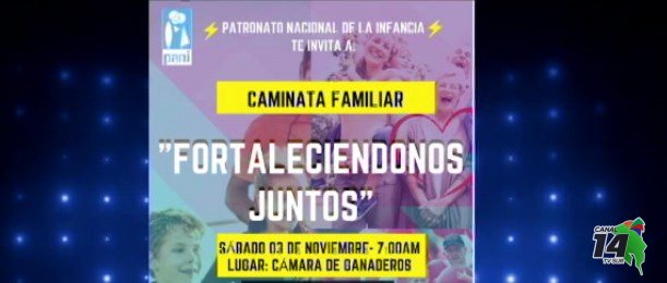 PANI organiza caminata familiar en Corredores