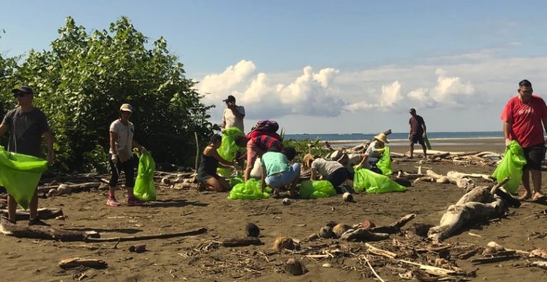 Recolectaron 287 kilos de residuos desde playa Colonia a Punta Lagarto