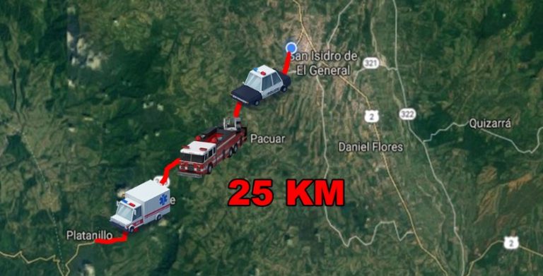 Falsa alarma de un accidente de una buseta en Barú generó pérdidas e indignación