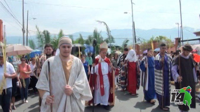 Generaleños comenzaron celebraciones con el Domingo de Ramos