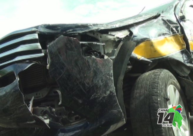 Un conductor colisionó contra una patrulla del tránsito en Pérez Zeledón