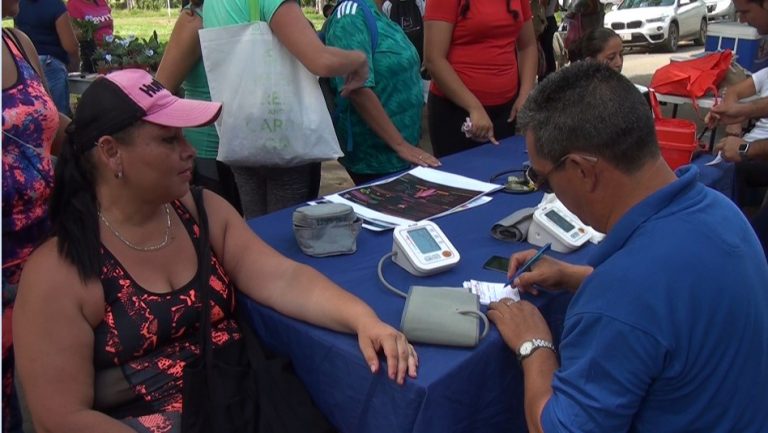 Realizaron una feria de la salud en Volcán de Buenos Aires