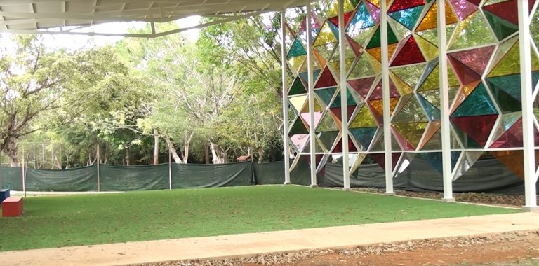 Este mes esperan inaugurar el nuevo parquecito infantil en el Polideportivo