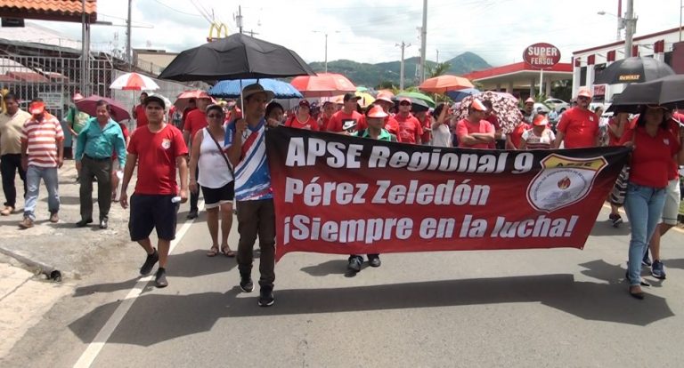 APSE salió a las calles este martes en San Isidro de El General