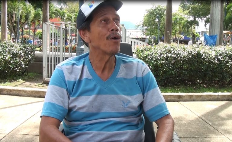 Un personaje en las calles generaleñas, la historia de Miguel Castro