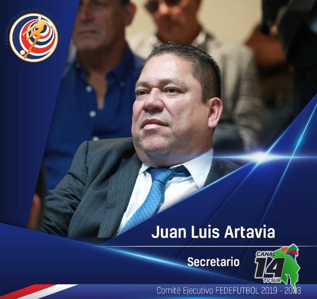 Juan Luis Artavia fue electo secretario del Comité Ejecutivo de la Fedefutbol