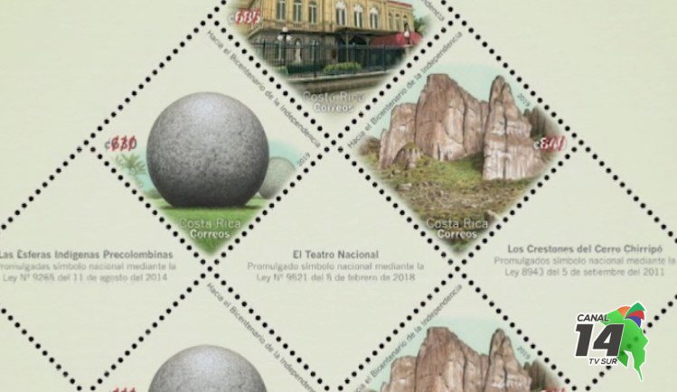 Dos símbolos patrios ubicados en la Zona Sur forman parte de una emisión postal especial