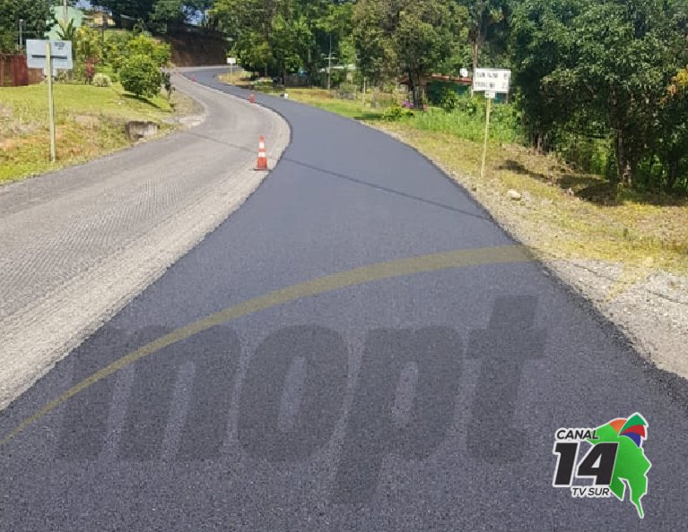 Invierten ¢2.870 millones en la rehabilitación de la carretera Paso Real-San Vito