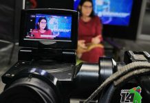 Detrás de cámaras de la grabación del programa Ruta a la Alcaldía 2020