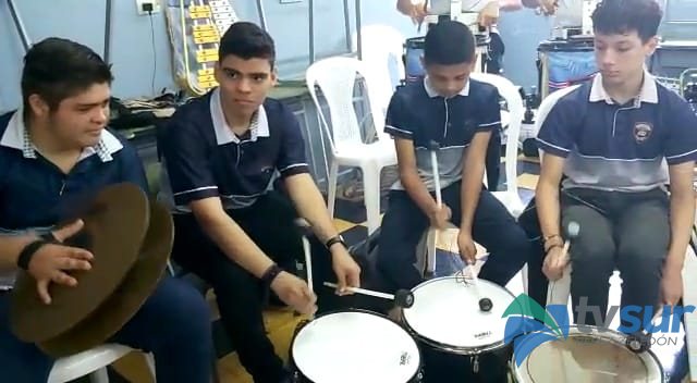 Única banda de secundaria en Festival Luces del Valle