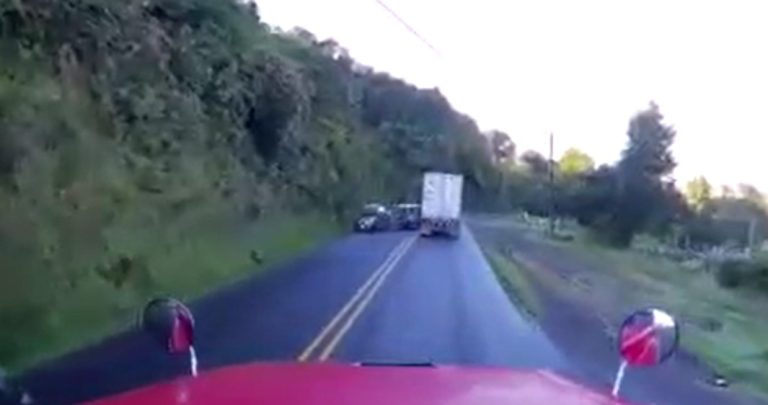 Video muestra imprudencia de conductor en el Cerro de la Muerte