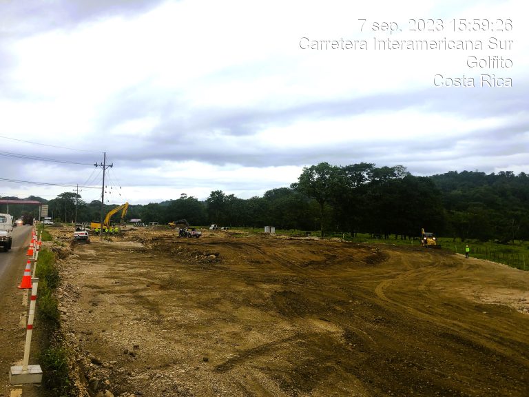 Comenzó la construcción de una nueva estación de pesaje en la zona sur