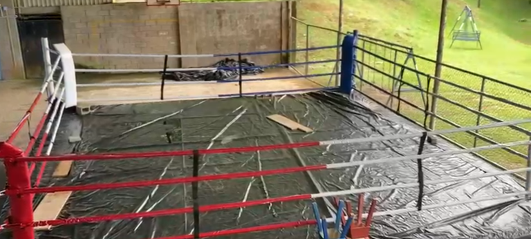 Ring de boxeo de Pérez Zeledón ya fue entregado por la empresa proveedora