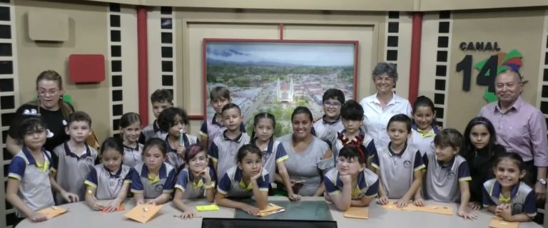 Estudiantes de segundo grado de la Escuela del Valle conocieron Tv Sur Pérez Zeledón
