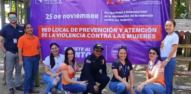 En Osa realizaron una caravana para hacer conciencia sobre la no violencia contra las mujeres