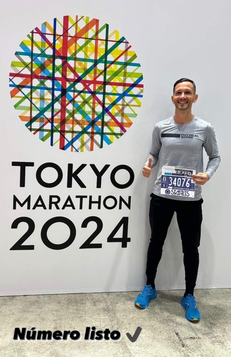Generaleño completó maratón de Tokio