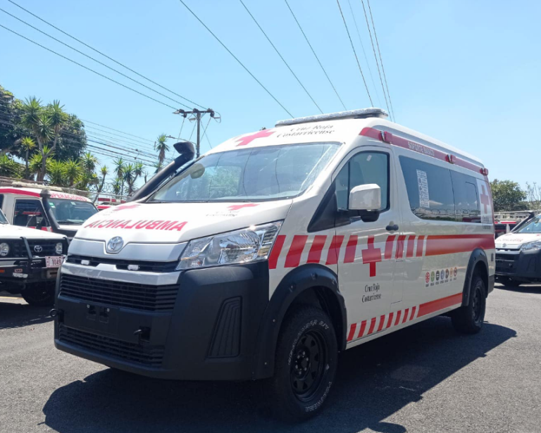 Con una moderna unidad la Cruz Roja refuerza su flotilla de ambulancias en Pérez Zeledón