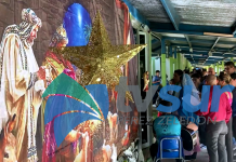 Realizaron una posada navideña en el Liceo Sinaí