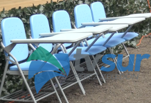 Donan pupitres al Liceo Sinaí, en visita de la Embajadora de Emiratos Árabes Unidos a Pérez Zeledón