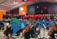 150 coristas, orquesta e invitados dieron todo un espectáculo en Concierto Navideño