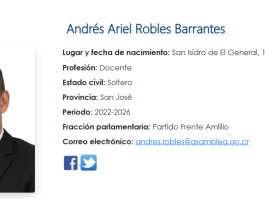 Escuela El Hoyón será el centro de votación de Ariel Robles