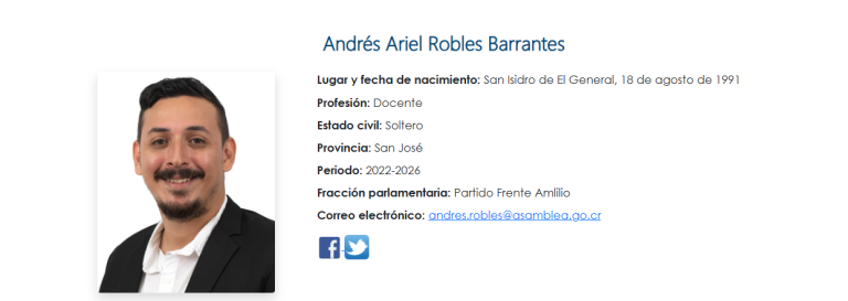 Escuela El Hoyón será el centro de votación de Ariel Robles