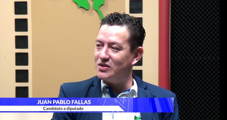 Este miércoles conozca al candidato a diputado Juan Pablo Fallas