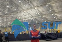 Generaleño vivió su primera experiencia de correr en una pista bajo techo en Estados Unidos