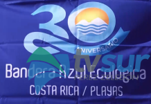 19 playas en el Pacífico Sur fueron galardonadas con la Bandera Azul Ecológica