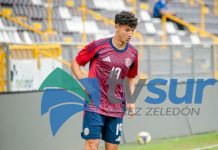 Sebastián Hernández suma experiencia internacional con la Sub-17 de Costa Rica