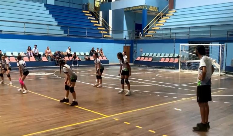 Tres escuelas disputaron la final regional de mini voleibol categoría b 