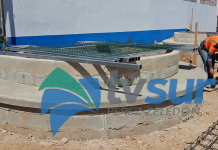 Construyen una plazoleta en una de las esquinas del Mercado Municipal y Terminal de Autobuses en San Isidro de El General